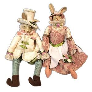 BUNNY Vintage Katherine's Collection Kleski RABBIT decor